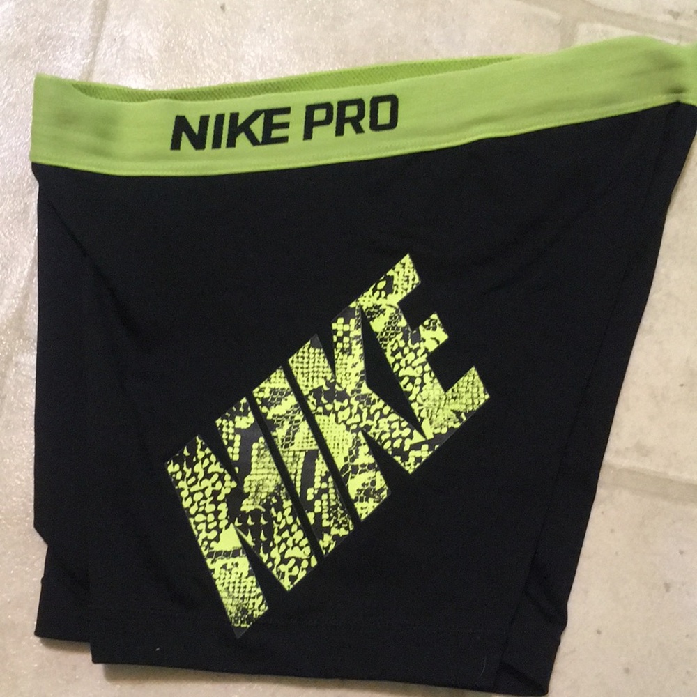 Neon Nike Pro Spandex